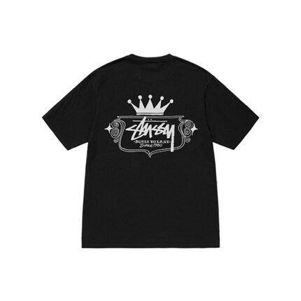 Stussy Merch King Logo Basic Sort T-Shirt