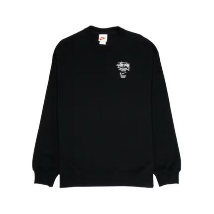 Stussy Merch ST Logo Nike Sort SweatShirt