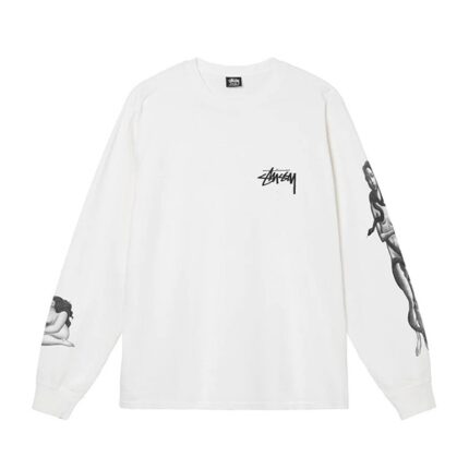 Stussy Merch Logo En Polaire Grå SweatShirt